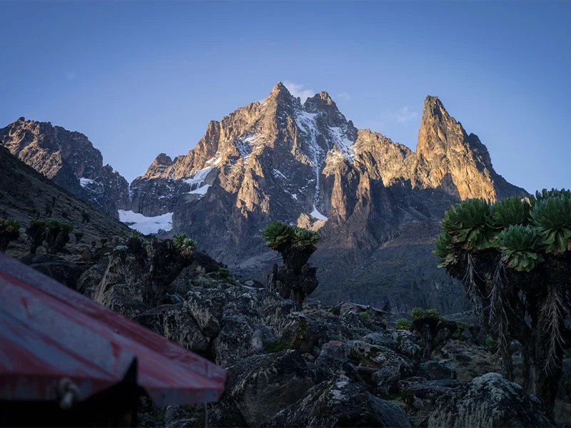 5 Days Mount Kenya Trek – Up Naru Moru; Down Sirimon