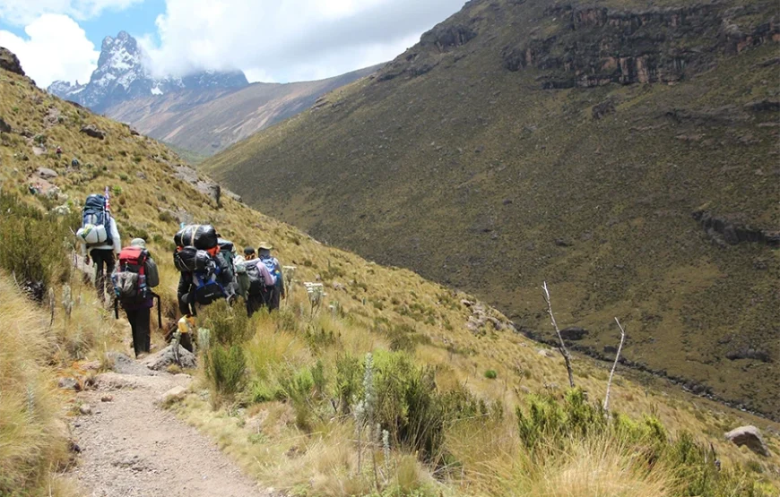 6 Days Mount Kenya Trek – Up Sirimon; Down Chogoria