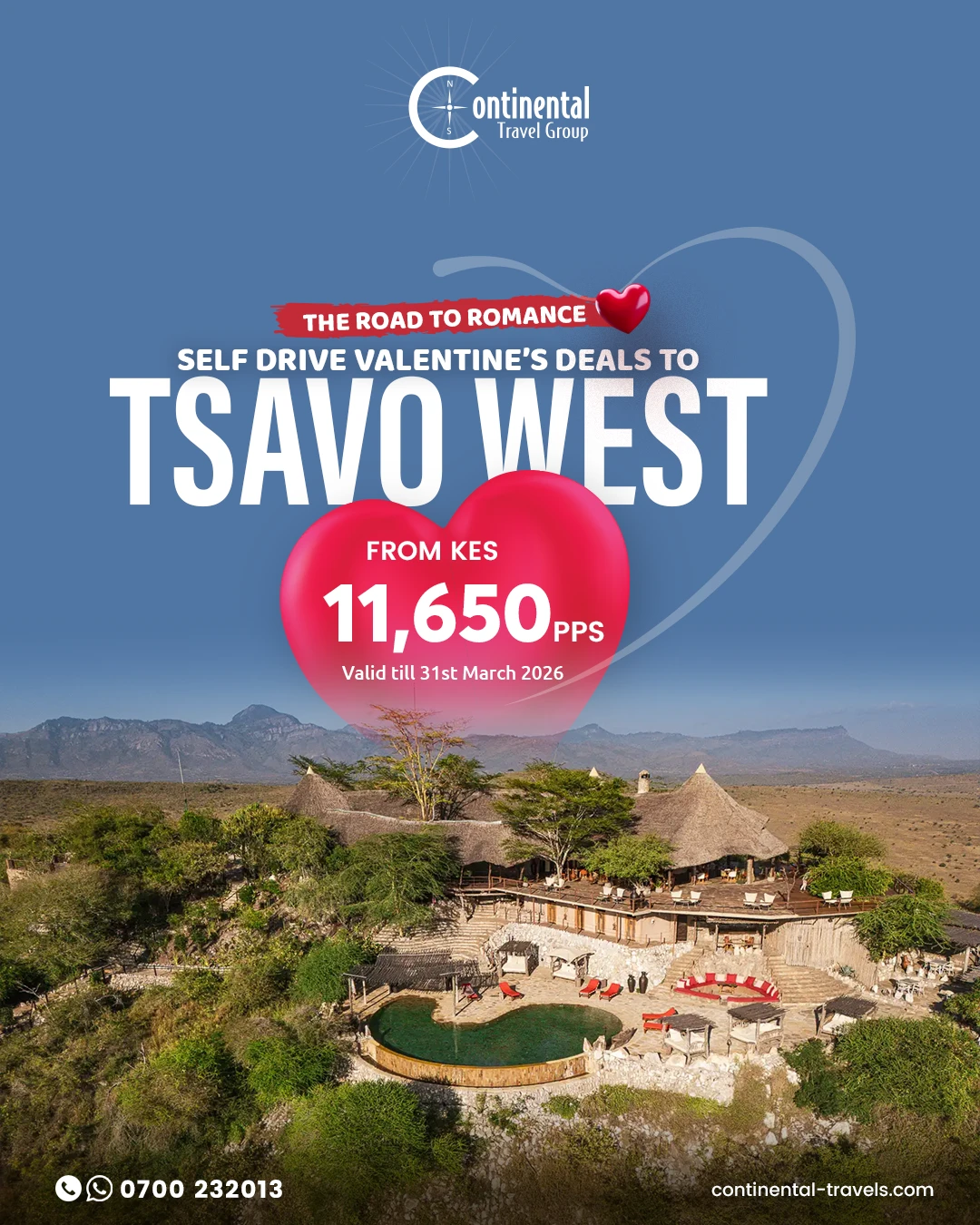 Wild, Wide & Wonderful: Fall in Love with the Plains of Tsavo West | Valentine Deals Inside ❤️