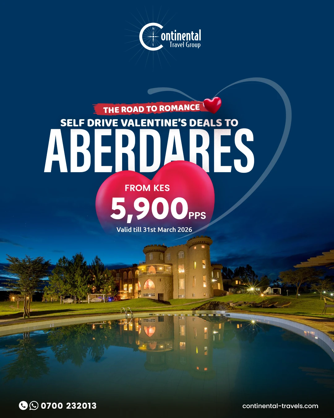 A Quick Drive to Quality Time: Mt. Kenya Valentine Deals from 5,900