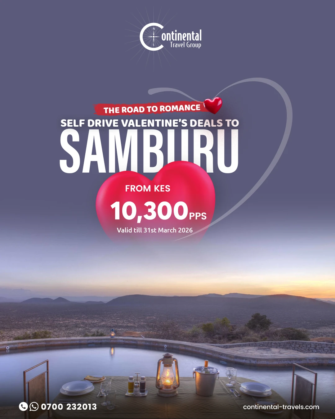 A Valentine’s Adventure in the Heart of Samburu from as low as KES 9,800